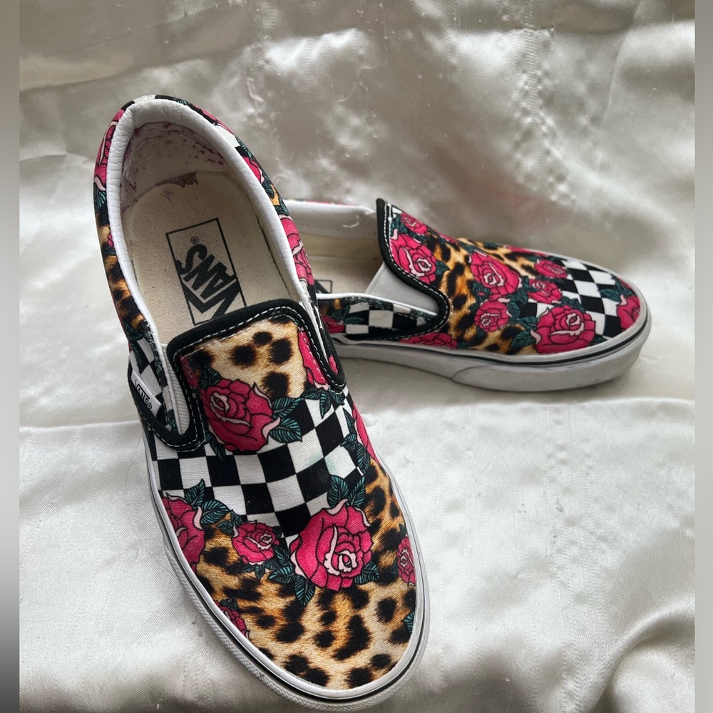 Van’s Unisex Sneakers Rose Checker